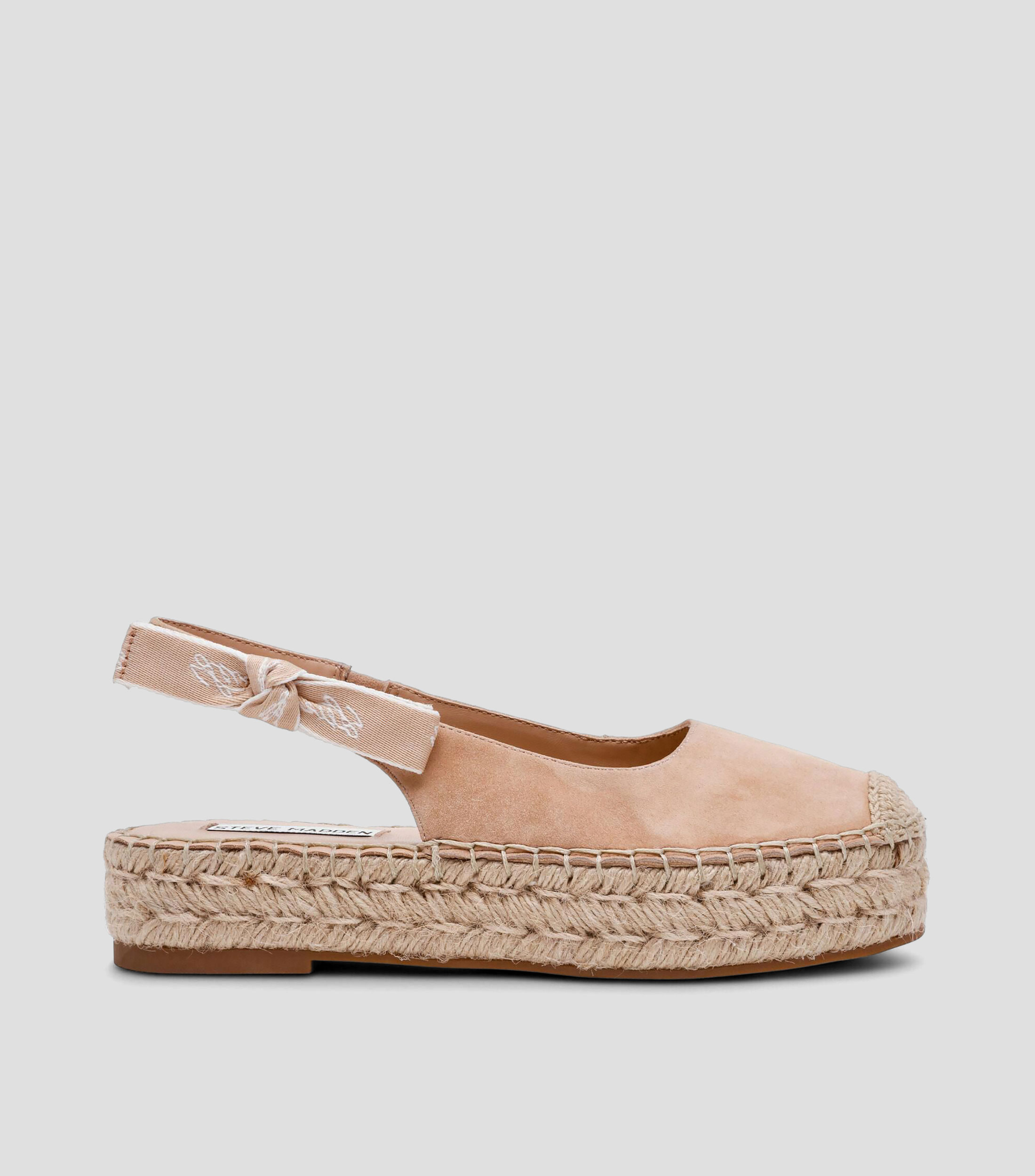 Alpargatas slingback Centro con plataforma cuña baja Mujer